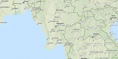 Gps کے نقشے کے لئے میانمار